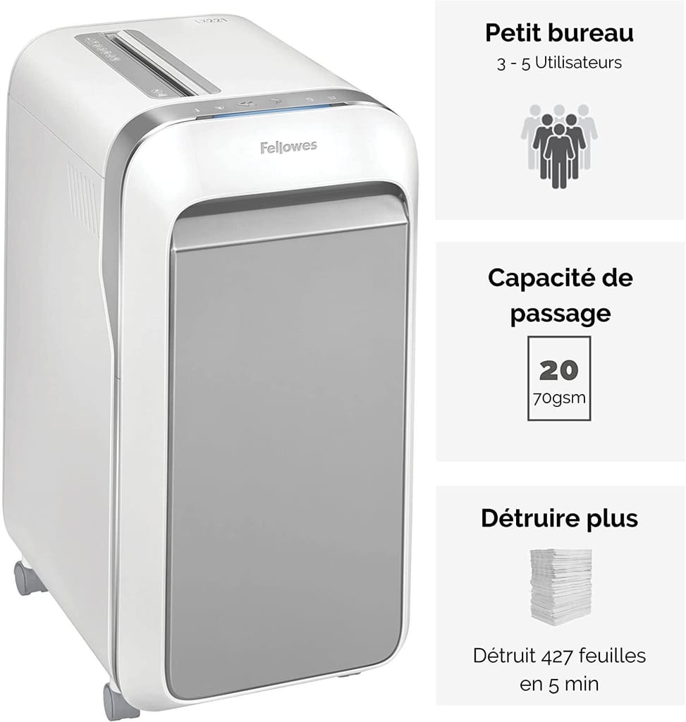 Fellowes Powershred® LX221 Shredder — P-5 Security · 30 L · 20 sheets/pass — image 7
