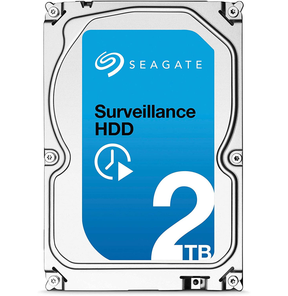 Disque Dur Interne d'enregistrement Seagate Surveillance HDD 2 To (ST2000VX003) Disque Dur Interne d'enregistrement Seagate Surveillance HDD 2 To (ST2000VX003)