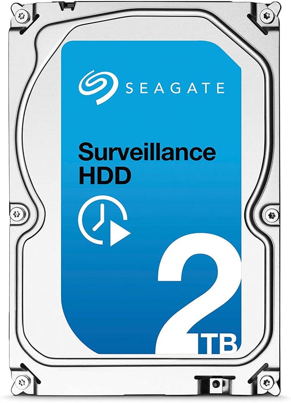 Disque Dur Interne d'enregistrement Seagate Surveillance HDD 3,5" 2 To (ST2000VX003)
