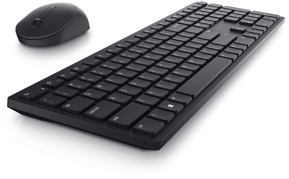 طقم لوحة مفاتيح وفأرة لاسلكي احترافي Dell KM5221W - AZERTY (KM5221W) — صورة 3