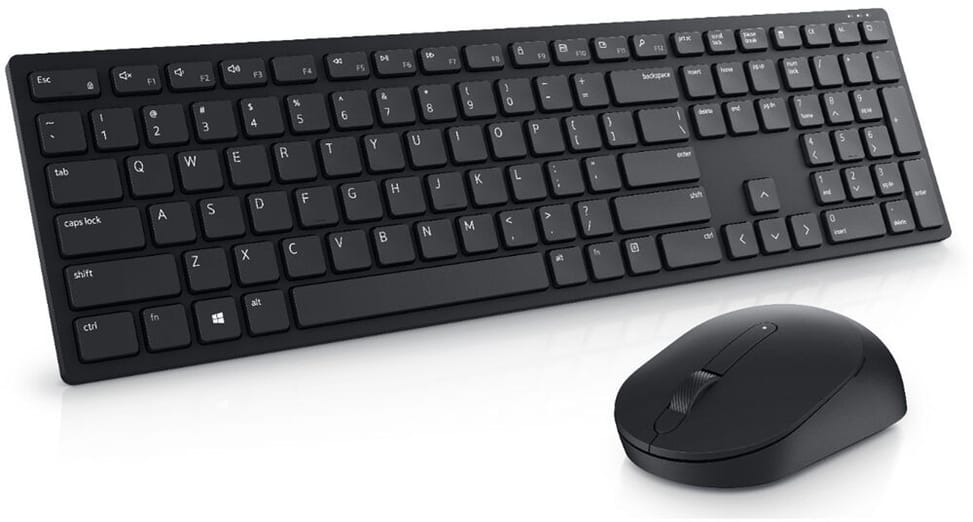 طقم لوحة مفاتيح وفأرة لاسلكي احترافي Dell KM5221W - AZERTY (KM5221W) — صورة 4