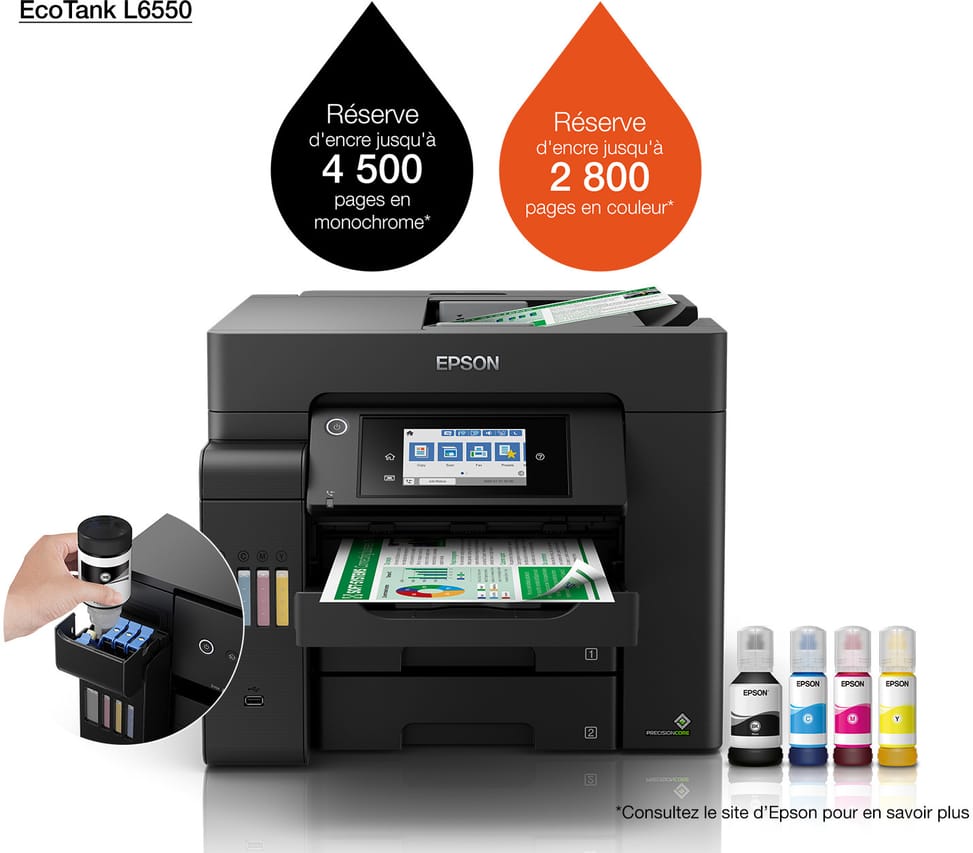 Epson EcoTank L6550 Refillable Ink Tank Multifunction Printer (C11CJ30403) — image 1
