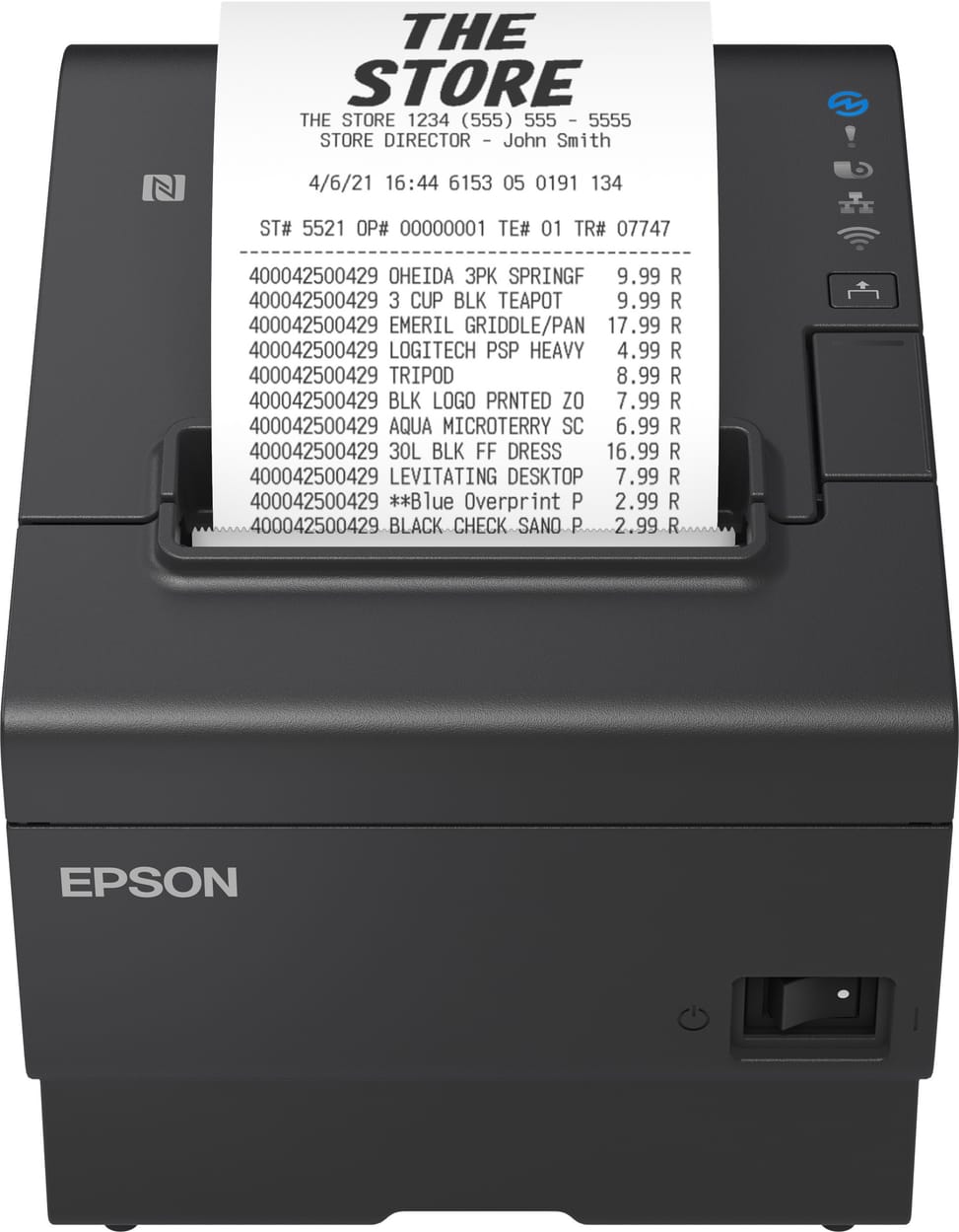 طابعة إيصالات Epson TM-T88VII (112) (C31CJ57112) — صورة 1