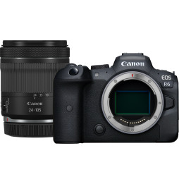 Appareil photo hybride Canon EOS R6 + objectif RF 24-105mm F4-7.1 IS STM (4082C023AA)