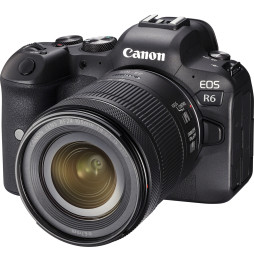 Appareil photo hybride Canon EOS R6 + objectif RF 24-105mm F4-7.1 IS STM (4082C023AA)