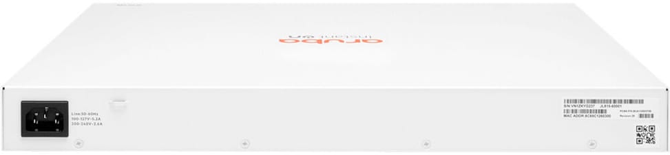 جهاز Switch Aruba Instant On 1830 48G 24p فئة 4 PoE 4SFP 370 W (JL815A) — صورة 3
