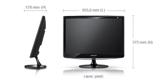 Moniteur LCD Samsung B1930N - 18.5 pouces / format 16:9