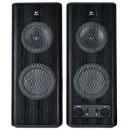 Logitech X-140 Haut-parleurs - stéréo 2.0 - 5 Watts - Jack 3,5mm