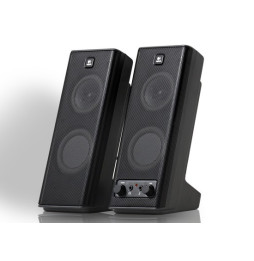 Logitech X-140 Haut-parleurs - stéréo 2.0 - 5 Watts - Jack 3,5mm