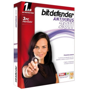 BitDefender Antivirus 2011 1an/3PCs