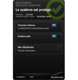 Bitdefender Antivirus Essential 2013 - 1 poste à vie