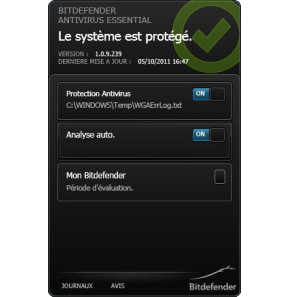 Bitdefender Antivirus Essential 2013 - 1 poste à vie