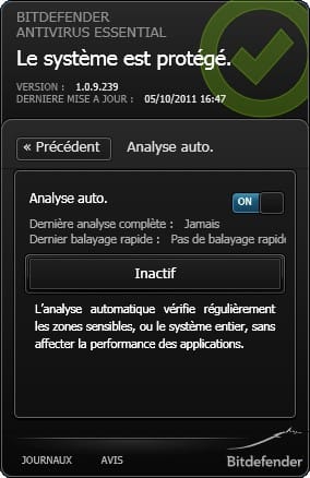 Bitdefender Antivirus Essential 2013 - 1 poste à vie — image 3