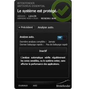 Bitdefender Antivirus Essential 2013 - 1 poste à vie