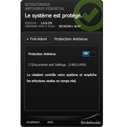 Bitdefender Antivirus Essential 2013 - 1 poste à vie