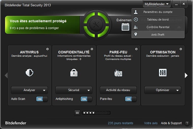Bitdefender Total Security 2013 2 ans/ 3 postes — image 2