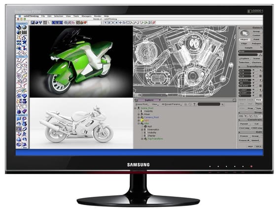 Moniteur LCD Samsung P2050 - 20 pouces/2 ms