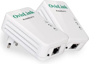 Ovislink PL-DUO211 - Pack de 2 adaptateurs CPL 200 Mbps