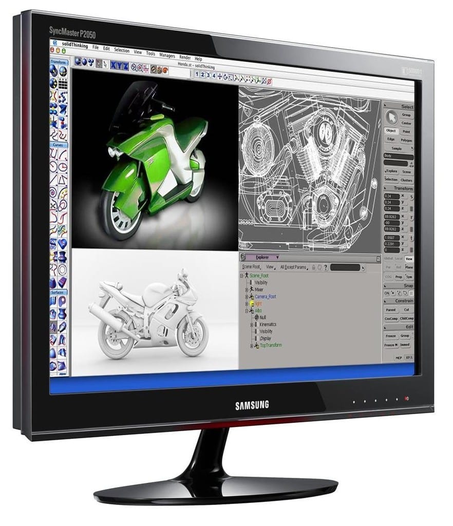 Moniteur LCD Samsung P2050 - 20 pouces/2 ms