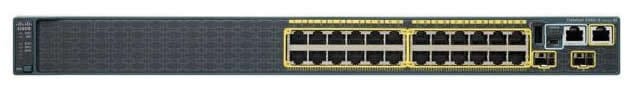Switch administrable Cisco Catalyst 2960S - 24 ports 10/100/1000 + 2 ports Gigabit/SFP + LAN Lite — image 1
