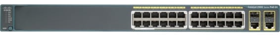 Switch administrable Cisco Catalyst 2960-24PC-L - 24 Ports 10/100 PoE + 2 ports Gigabit 10/100/1000 + LAN Base Image