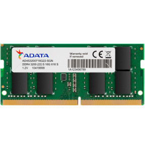 Barrette mémoire ADATA DDR4-3200 SO-DIMM 8GB - PC Portable (AD4S32008G22-RGN)
