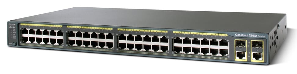 Switch administrable Cisco Catalyst 2960 - 48 ports 10/100 + 2 T/SFP + LAN Base Image — image 1