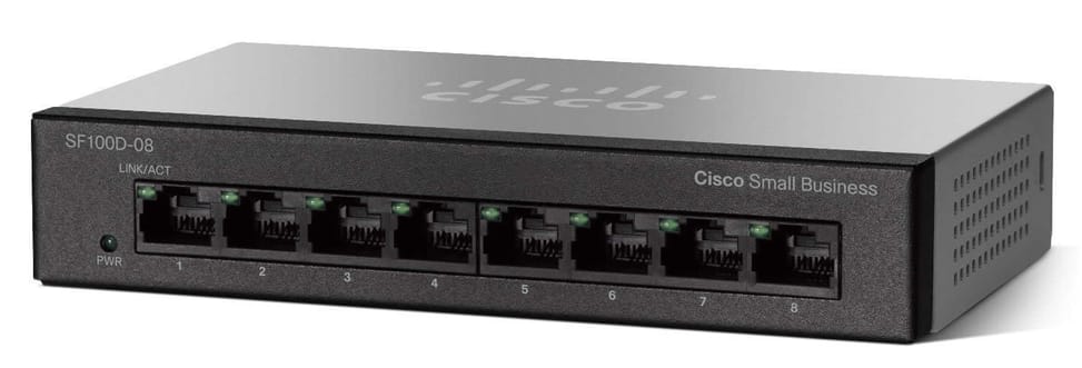 Switch non administrable Cisco Small Business SF100D-08 - 8 ports 10/100 — image 1