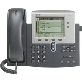 Téléphone VoIP Cisco Unified 7942G avec Écran monochrome 5" - PoE