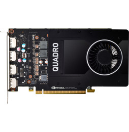 NVIDIA Quadro P2200 5 Go (4)DP GFX (6YT67AA)