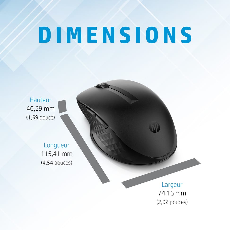 فأرة لاسلكية Bluetooth متعددة الأجهزة HP 435 (3B4Q5AA) — صورة 9