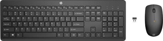Ensemble clavier et souris sans fil HP 235 AZERTY (1Y4D0AA)