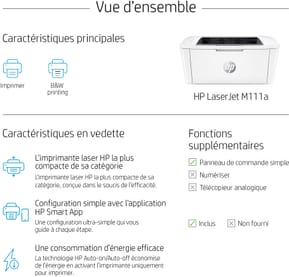 Imprimante Laser Monochrome HP LaserJet M111a (7MD67A) — image 4