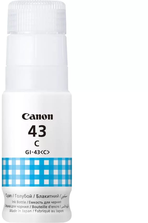 Canon GI-43C Cyan - Bouteille d'encre Canon d'origine (4672C001AA)