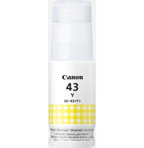 Canon GI-43Y Jaune - Bouteille d'encre Canon d'origine (4689C001AB)