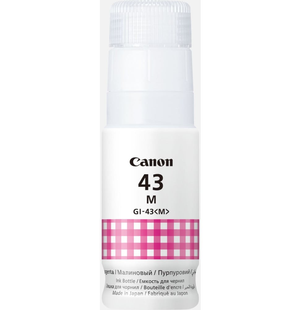 Canon GI-43M Magenta - Bouteille d'encre Canon d'origine (4680C001AA) Canon GI-43M Magenta - Bouteille d'encre Canon d'origine (4680C001AA)