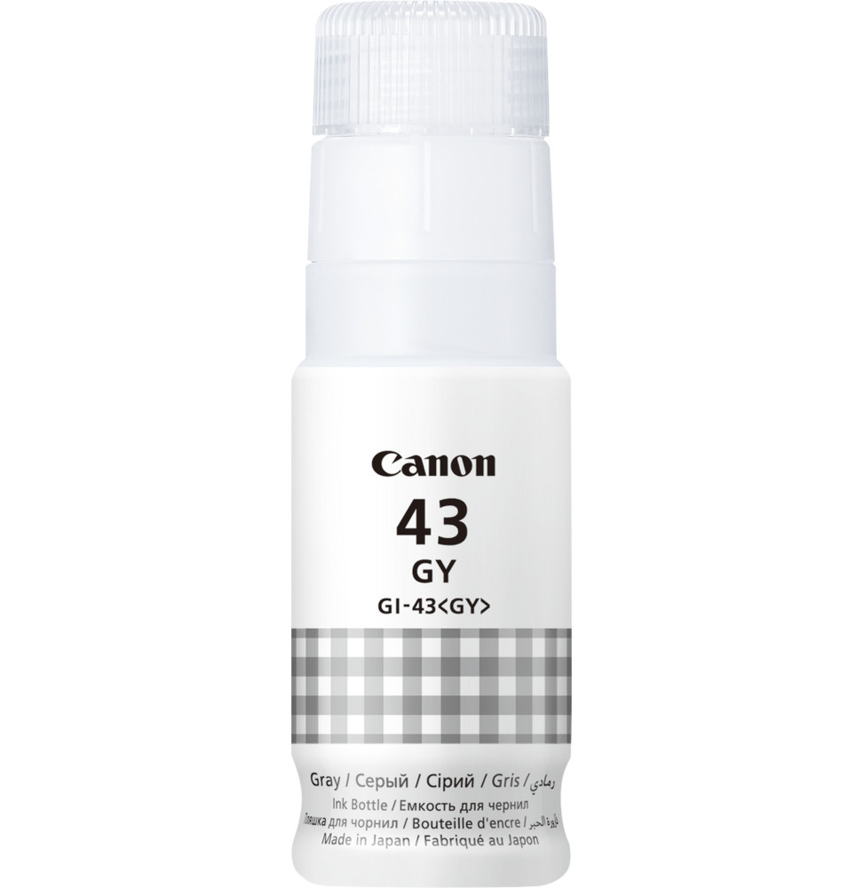 Canon GI-43GY Gris - Bouteille d'encre Canon d'origine (4707C001AA)