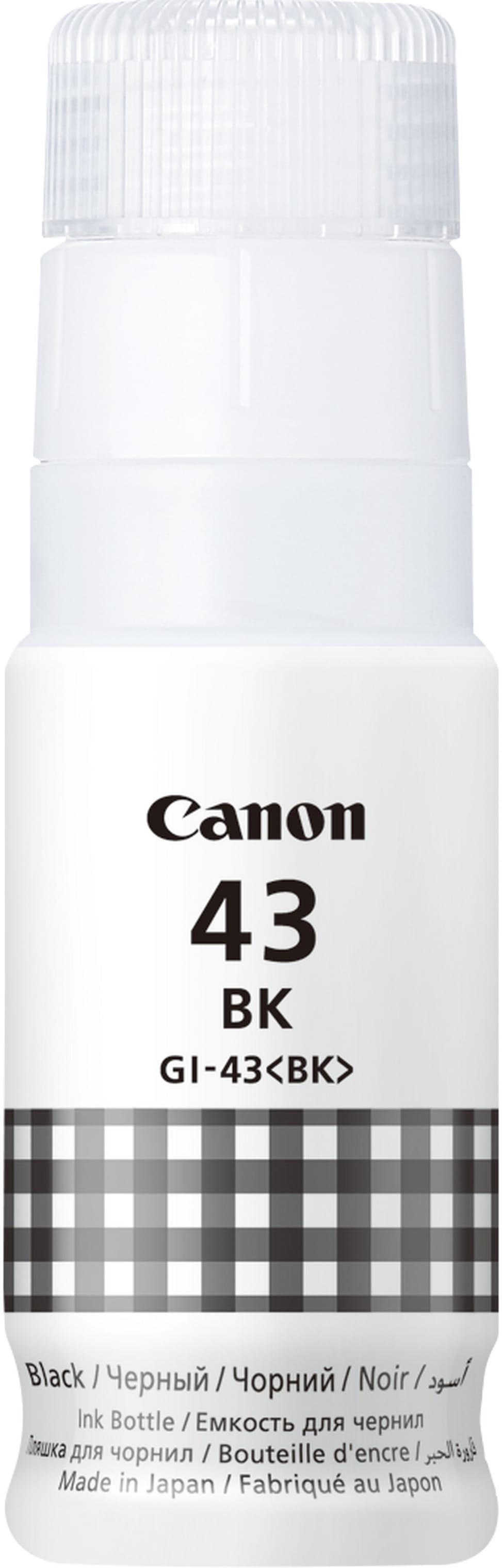 زجاجة حبر Canon أصلية Canon GI-43BK أسود (4698C001AA) — صورة 1