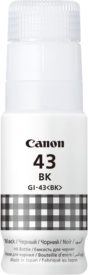 Canon GI-43BK Noir - Bouteille d'encre Canon d'origine (4698C001AA)