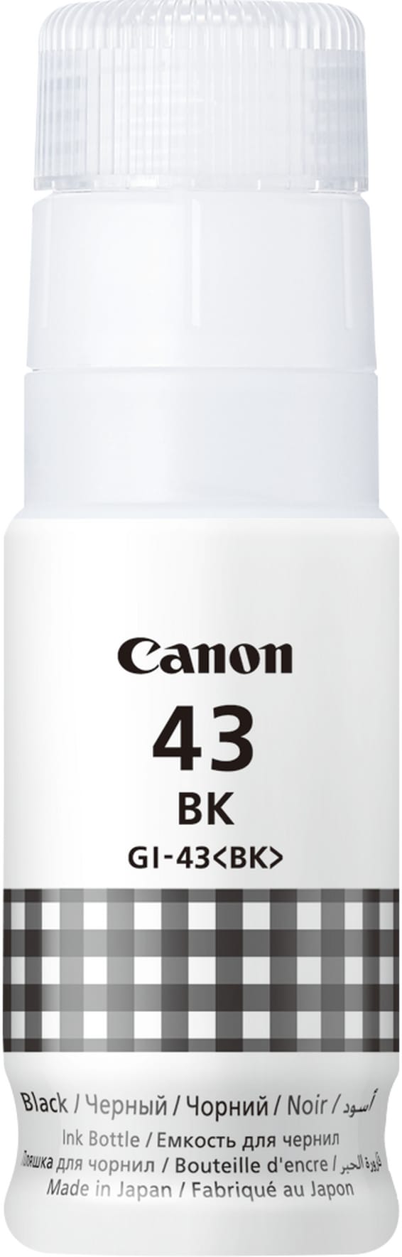 Canon GI-43BK Noir - Bouteille d'encre Canon d'origine (4698C001AA)