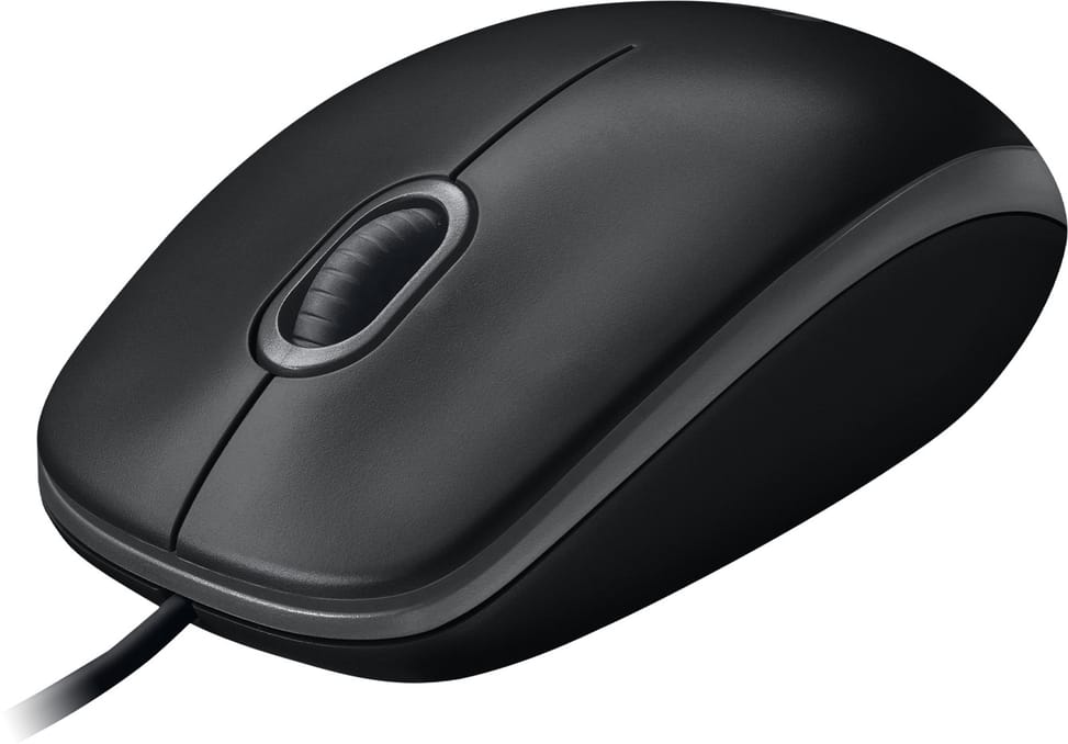 فأرة سلكية Logitech Mouse B100 (910-003357) — صورة 4