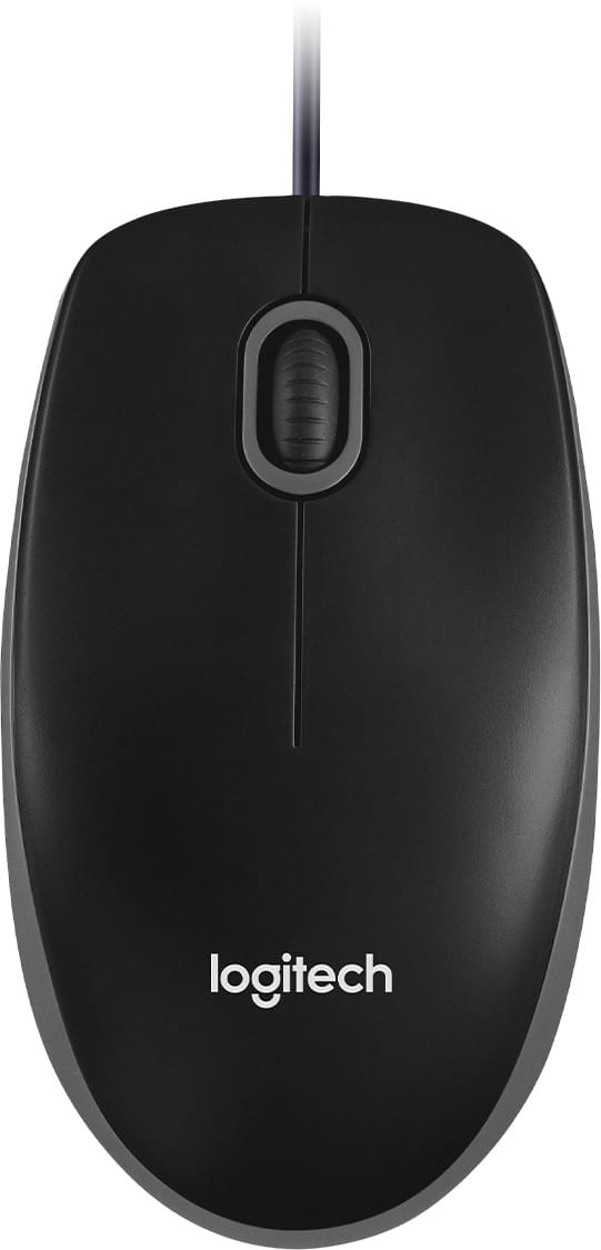 فأرة سلكية Logitech Mouse B100 (910-003357) — صورة 2