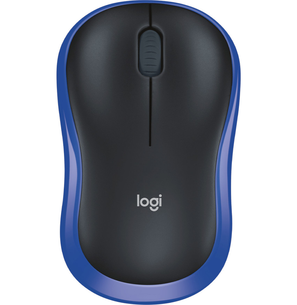 Souris sans fil Logitech M185 bleue (910-002239)