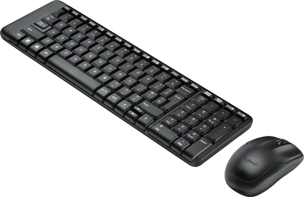طقم لوحة مفاتيح وفأرة لاسلكي Logitech MK220 - AZERTY (920-008318) — صورة 3