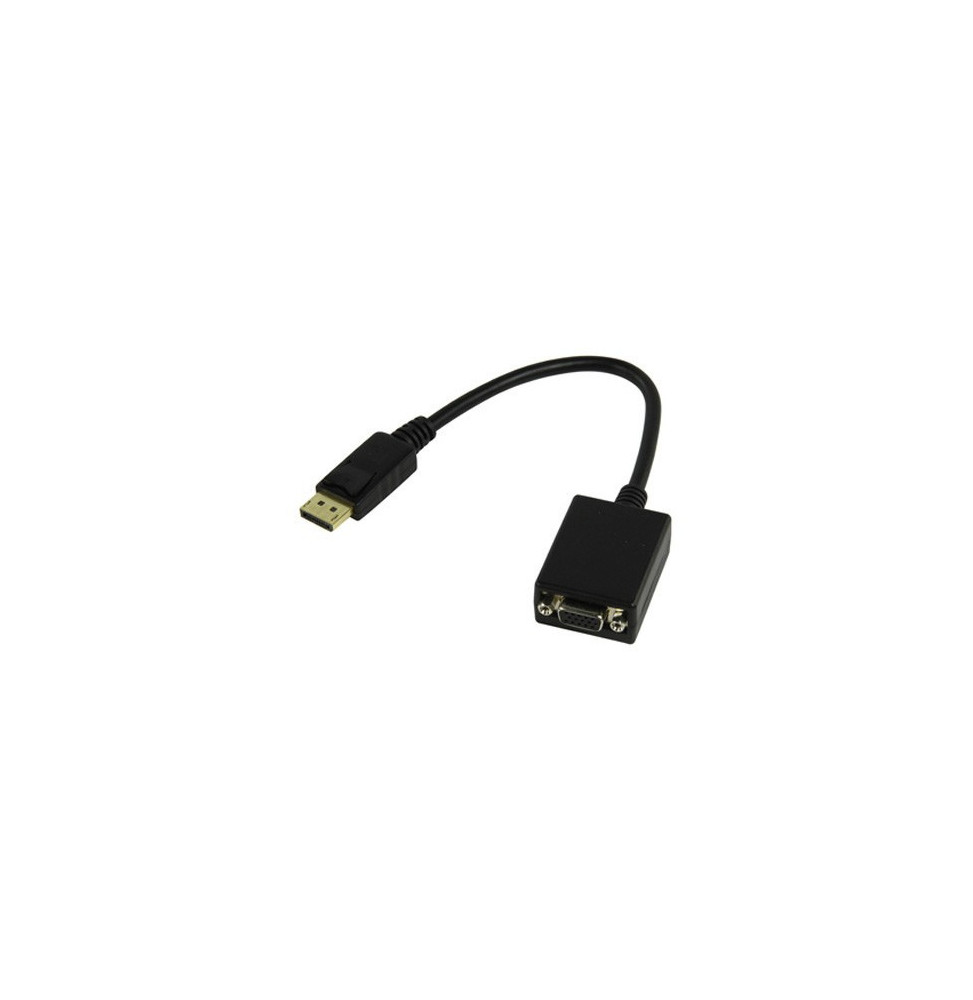 Adaptateur UPTEC DisplayPort 1.2 M vers VGA F - AWG30 - 0.2m (2051150)
