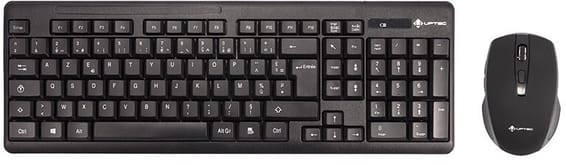 Pack Clavier/Souris UPTEC sans fil USB (4111147)