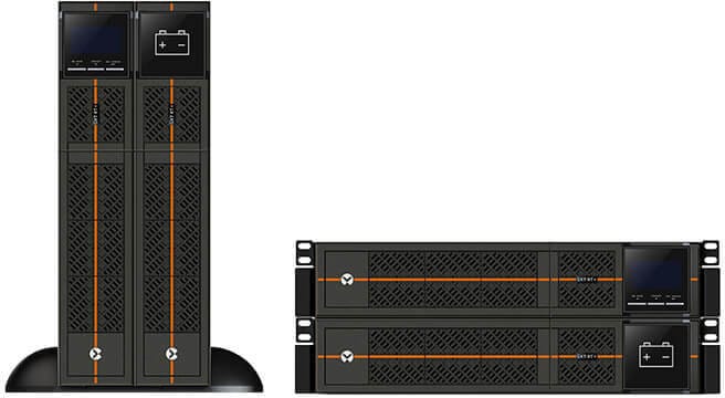 Onduleur On-Line Vertiv GXT RT+ 1500VA / 1350W - 6 prises C13 (GXTRT-1500IRT2UXL)