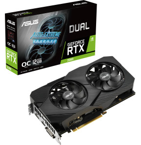 Carte graphique ASUS Dual GeForce RTX 2060 EVO OC Edition (90YV0CH7-M0NA00)