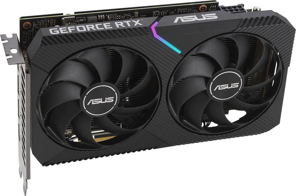 Carte Graphique ASUS Dual GeForce RTX™ 3060 V2 OC Edition (90YV0GB2-M0NA10)