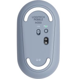 Souris sans fil Logitech Pebble M350 Bleu gris (910-005719)